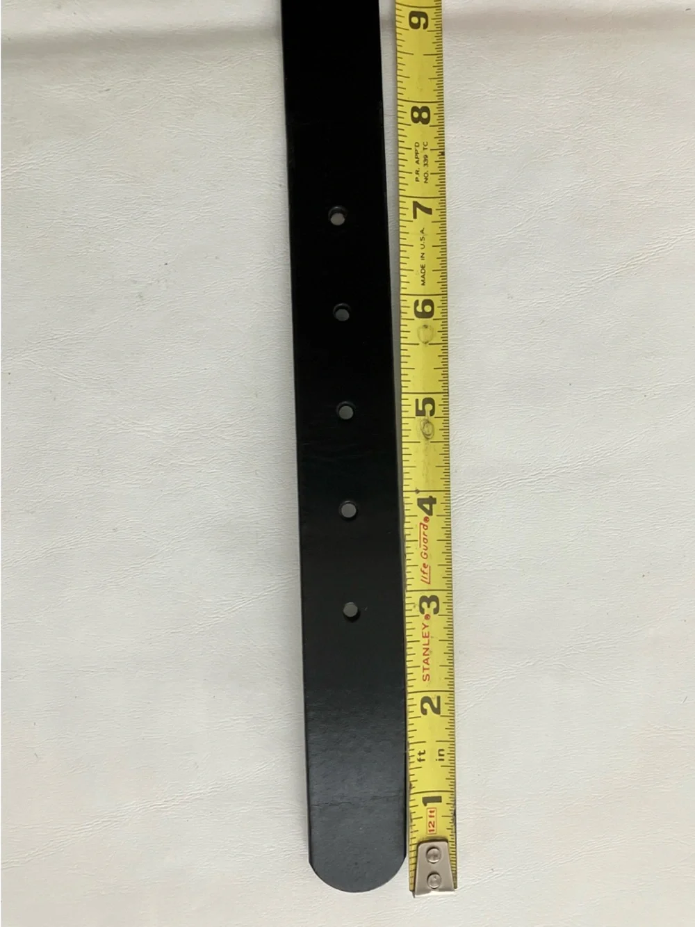 J. Crew Crewcuts Black Leather Belt with Rounded Silver Buckle Boys Medium AW431